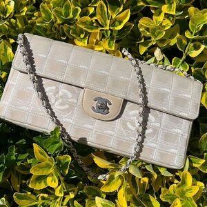 Chanel East West chocolate bar bag Travel line